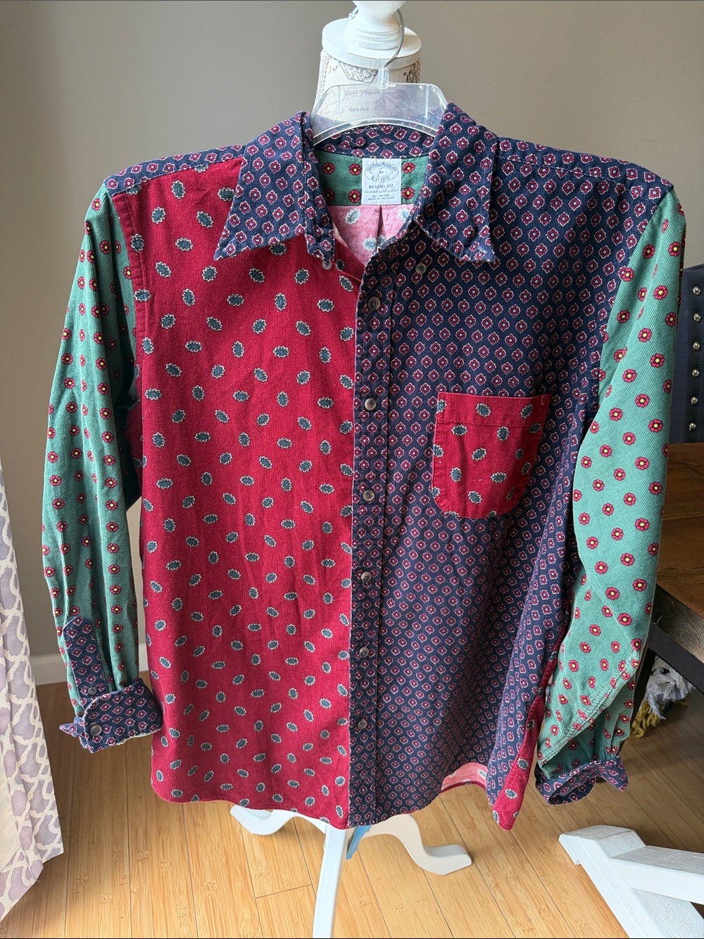 Brooks Brothers Regent Regular-Fit Sport Shirt, Fun Pinwale Corduroy View 2